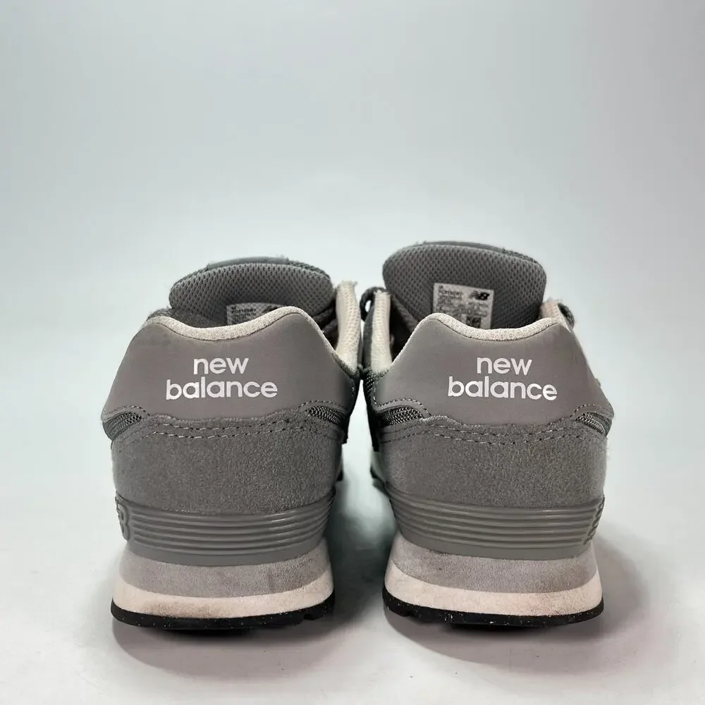 New Balance 515 Grey Suede Lace Up Casual Sneakers Shoes PC515GRY Youth Size 2
